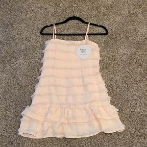 Princess polly Light pink ruffle dress